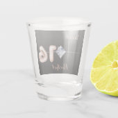 16 . Geburtstag-Schiebeglas Schnapsglas (Rückseite)