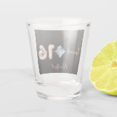 16 . Geburtstag-Schiebeglas Schnapsglas (Rückseite)