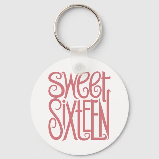 16 . Geburtstag Schlüsselanhänger (Vorderseite)