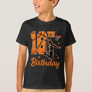 16. Geburtstag Sketll Thema 16-jähriger Jungenpart T-Shirt