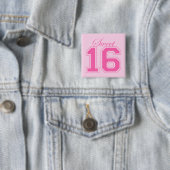 16. Geburtstag (Skript) Button (Beispiel)