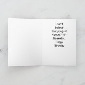 **16. GEBURTSTAG** SO SEHR KONFUSIERT! Karte (Innenseite)