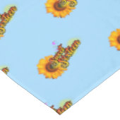 16 . Geburtstag Sonnenblumen und Balloons auf Ligh Tischdecke (Schrägansicht)