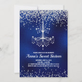 16 . Geburtstag Sparkle Einladungen (Vorderseite)