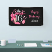 16. Geburtstag Süße 16 Mädchen Banner (Messe)