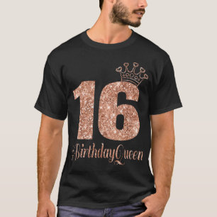 16. Geburtstag Teen 16 . Geburtstag 16 Rose T-Shirt