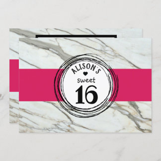 16 . Geburtstag trendige Teeny Girl Party Einladun Einladung