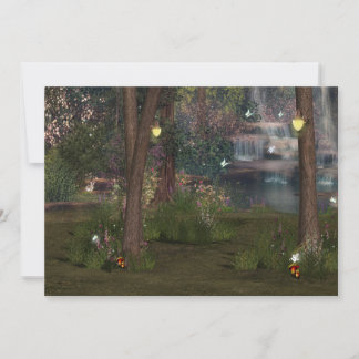 16 . Geburtstag, verzauberter Wald, Schmetterling, Einladung