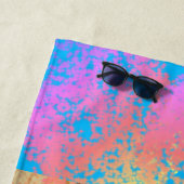 16 . Geburtstag Vintag Boho Turquoise Gold Rustika Strandtuch (Beispiel)