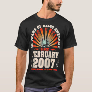 16. Geburtstag Vintag Gitarrist Gitarre Liebhaber  T-Shirt