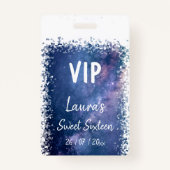 16 . Geburtstag VIP-Abzeichen Ausweis (Rückseite)