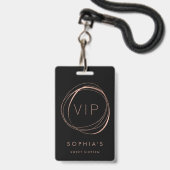 16 . Geburtstag VIP-Pass Ausweis (Front with Lanyard)