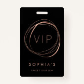 16 . Geburtstag VIP-Pass Ausweis (Vorderseite)