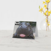 **16. GEBURTSTAG** VON HIPPO COMEDIAN KARTE (Gelbe Blume)