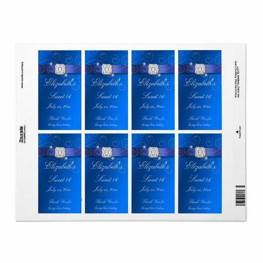 16 . Geburtstag Water Flasche (Vorne)