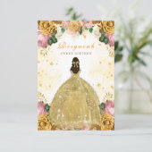 16 . Geburtstag Yellow Birthday Einladungskarte (Stehend Vorderseite)