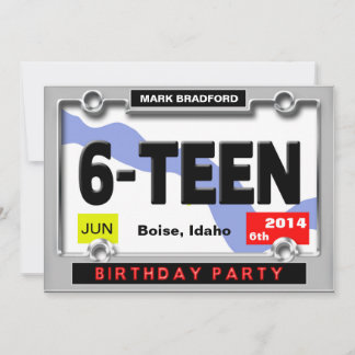 16. GEBURTSTAGLICHE EINLADUNG - LIZENZPLATZ