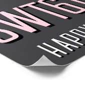 16. Geburtstags-Lizenzplakat-Poster, neuer Treiber Poster (Ecke)