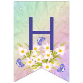 16. Geburtstags-Schmetterlings-Regenbogen-Garten Wimpelkette (Erste Fahne)