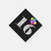16. Geburtstagsballons Serviette (Ecke)