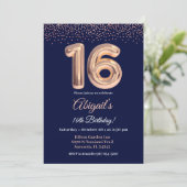 16. Geburtstagsfeier, 16. Geburtstagsfeier Einladung (Stehend Vorderseite)