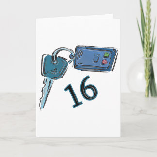 16. Geburtstagsgeschenke Karte