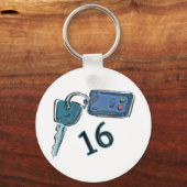 16. Geburtstagsgeschenke Schlüsselanhänger (Vorderseite)