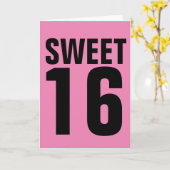 16 GEBURTSTAGSKARTE FÜR SIE KARTE (Gelbe Blume)