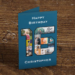 16. Geburtstagskarte Karte<br><div class="desc">Personalisieren Sie diese große 16. Geburtstagskarte mit Ihren Lieblingsfotos. Entwickelt für diese besondere Person. Die Collage Nr. 16 Foto ist ein einzigartiger, individueller Weg, um eine Geburtstagskarte in personalisierter Qualität zu erhalten. Die Vorlage ist für Sie Set, um einfach Ihre eigene Foto-Collage erstellen, indem Sie Ihre Fotos in der Reihenfolge....</div>