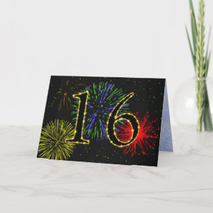 16. Geburtstagsparty Einladung