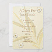 16. Geburtstagsparty Einladung mit den Molkereien (Rückseite)