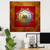 16. Grad: Prinz von Jerusalem Poster (Heimbüro)