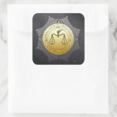 16. Grad: Prinz von Jerusalem Quadratischer Aufkleber (Tasche)