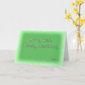 16. Hochzeitstag Karte (Gelbe Blume)