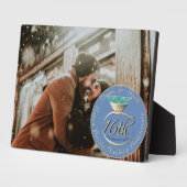 16. Hochzeitstag Peridot Ring Plaque Fotoplatte (Seite)