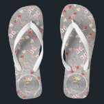 16. Hochzeitstag Peridot, Wax, & Statice Badesandalen<br><div class="desc">Also braucht sie Flip Flops und es ist ihr 16. Hochzeitstag? Dann ist vielleicht meine Wachskerze,  Peridot und Statice Blume Grafik genau das,  was Sie suchen!</div>