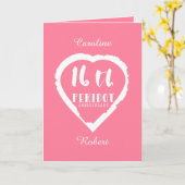 16. Hochzeitstag traditioneller Peridot Karte (Gelbe Blume)