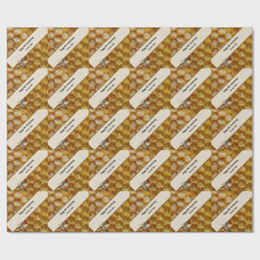 16. Hochzeitstag, Wax Geschenkpapier (Flach)