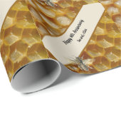 16. Hochzeitstag, Wax Geschenkpapier (Rolleneckpunkt)