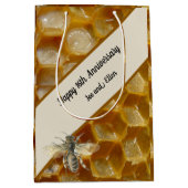 16. Hochzeitstag, Wax Mittlere Geschenktüte (Vorderseite)