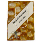 16. Hochzeitstag, Wax Mittlere Geschenktüte (Rückseite)