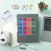 16 Ich liebe Webinare Aufkleber 4 Farben (iPad Hülle)