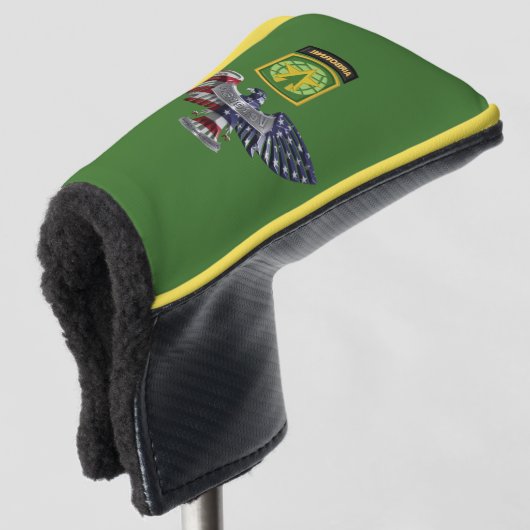 16. Im Flugzeug Adler der Militärpolizei Golf Headcover (3/4 Vorderseite)