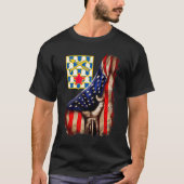 16. Infanterie Regiment American Flag Premium T-Sh T-Shirt (Vorderseite)