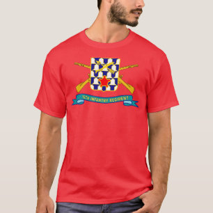 16. Infanterie-Regiment DUI w Br Ribbon X T-Shirt