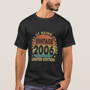 16 Jahre Alte Geschenkkarren Mädchen Vintag 2006 1 T-Shirt