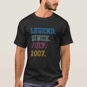 16 Jahre alte Legende Seit Juli 2007 16. Geburtsta T-Shirt