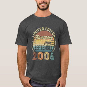 16 Jahre altes Geschenk Phantastisch Seit Septembe T-Shirt