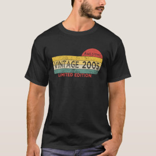 16-jähriger Tag Vintag 2006 16. Geburtstag T-Shirt