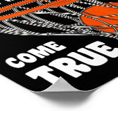 16-jähriges Glück 16. Geburtstag Basketball 16. Bi Poster (Ecke)